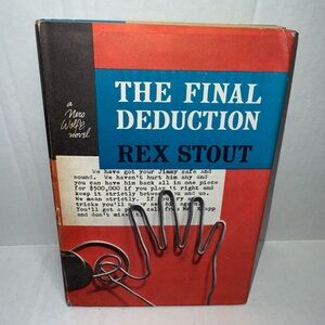 The Final Deduction  (BCE) Rex Stout Book Club Edition Book